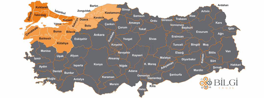 tmgd hizmeti verdiğimiz şehirler